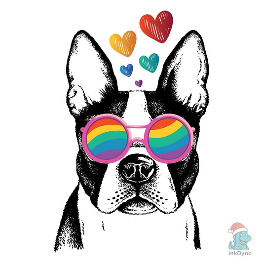 Valentine Dog Tshirt Design - DTF Transfer