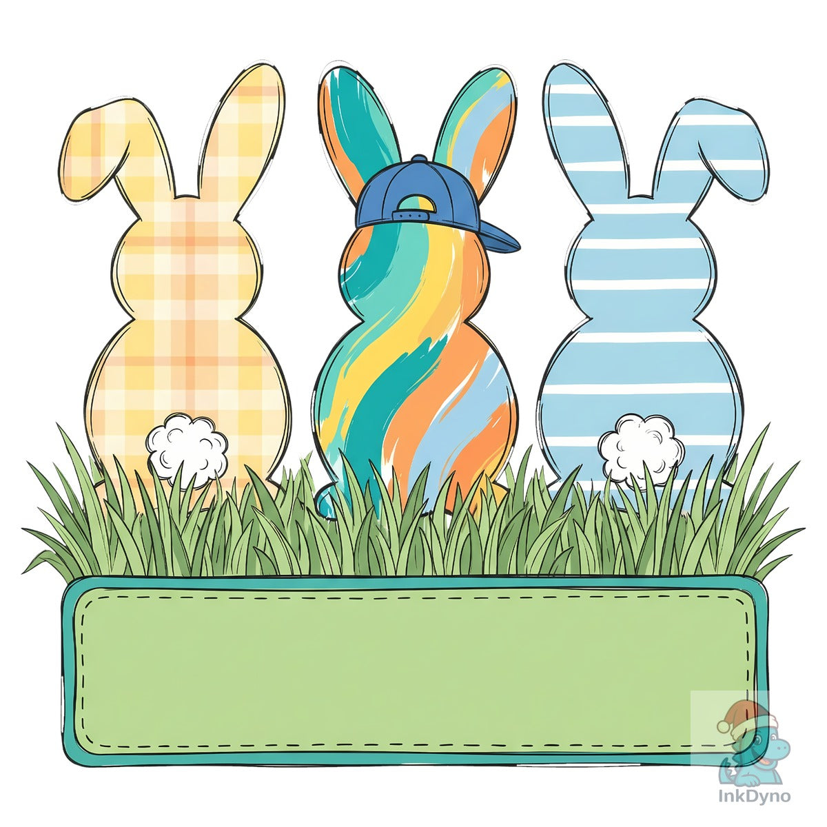 Personalized Easter Bunny Design Boys