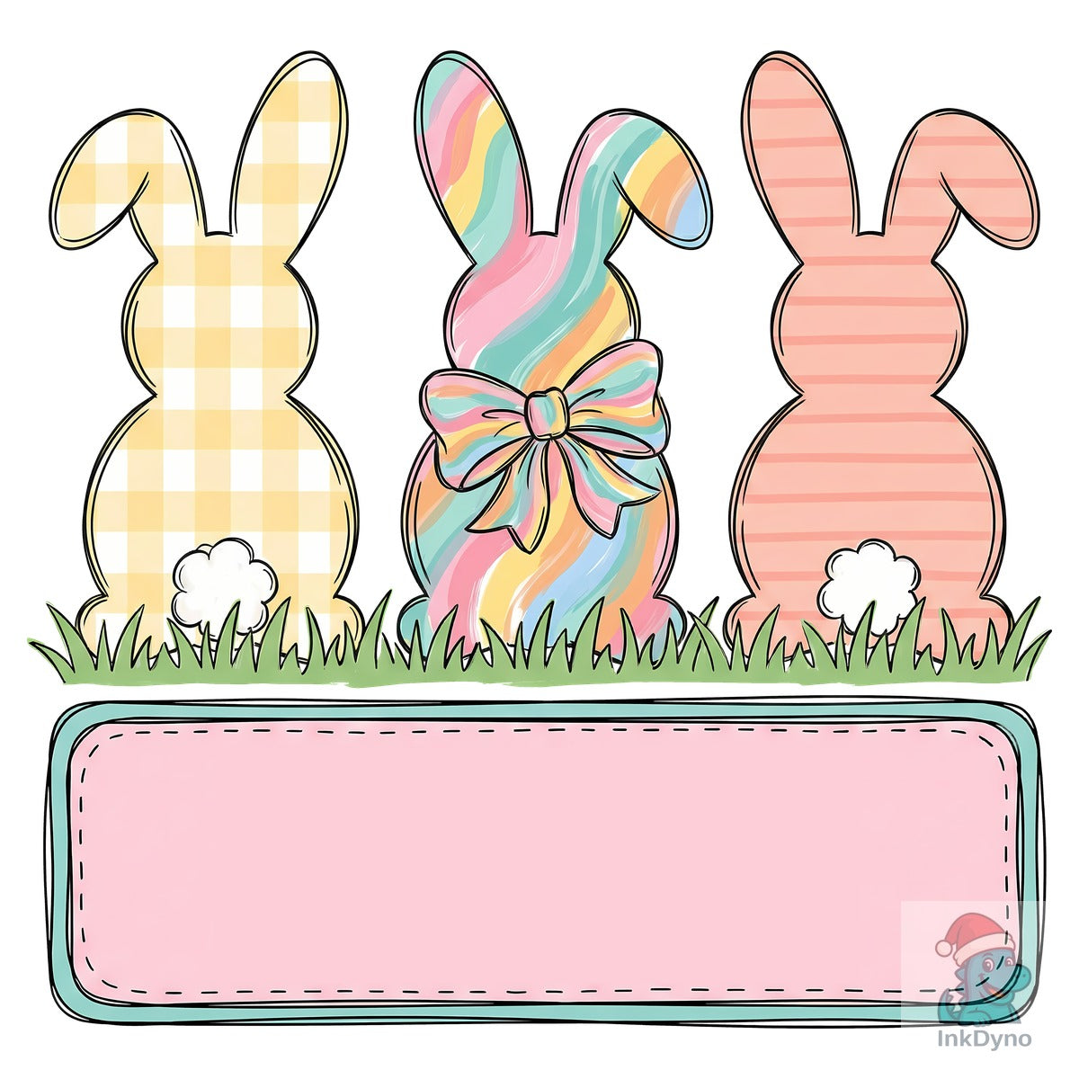 Personalized Easter Bunny Design Girls