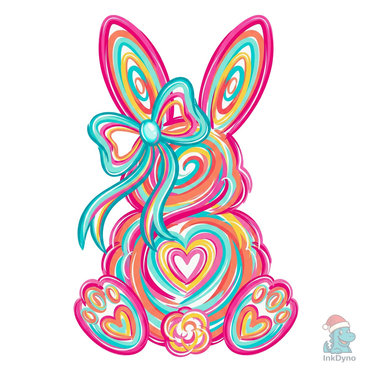 Preppy Coquette Bunny for Easter
