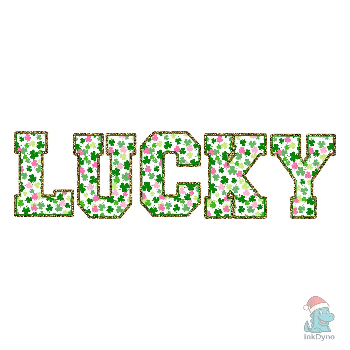 Lucky St Patrick's Day Gold Glitter