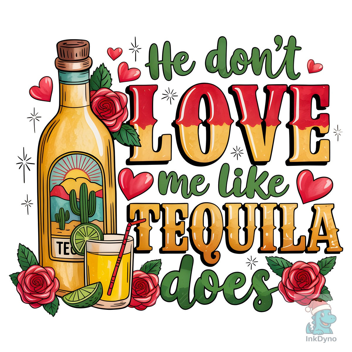 Country Cowgirl Tequila Valentine