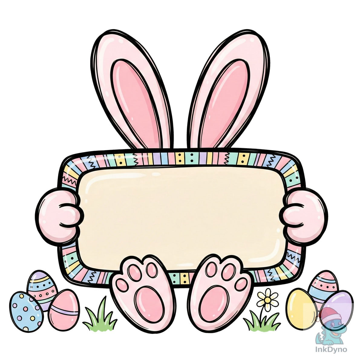 Personalized Easter Bunny Sublimation