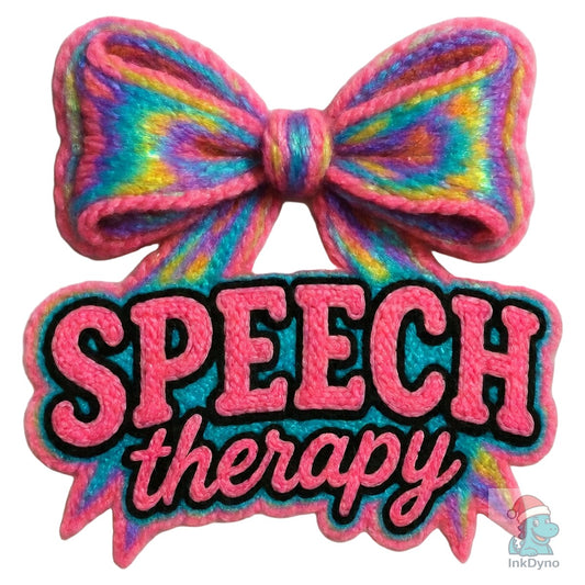 Yarn Speech Therapy Mental Health - DTF Transfer
