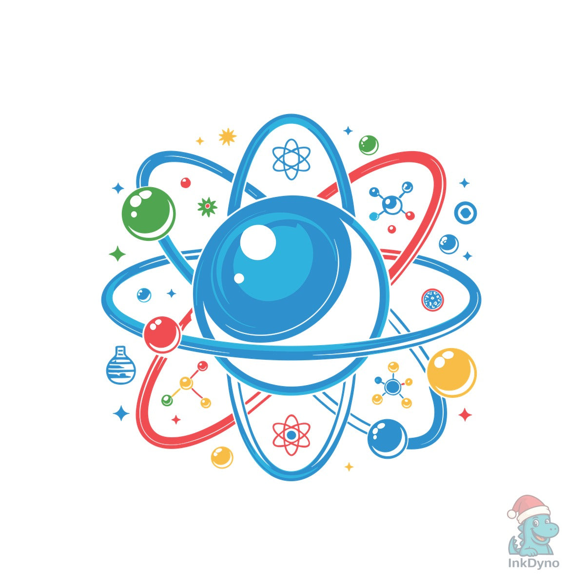 Be Positive Like a Proton T-shirt Design
