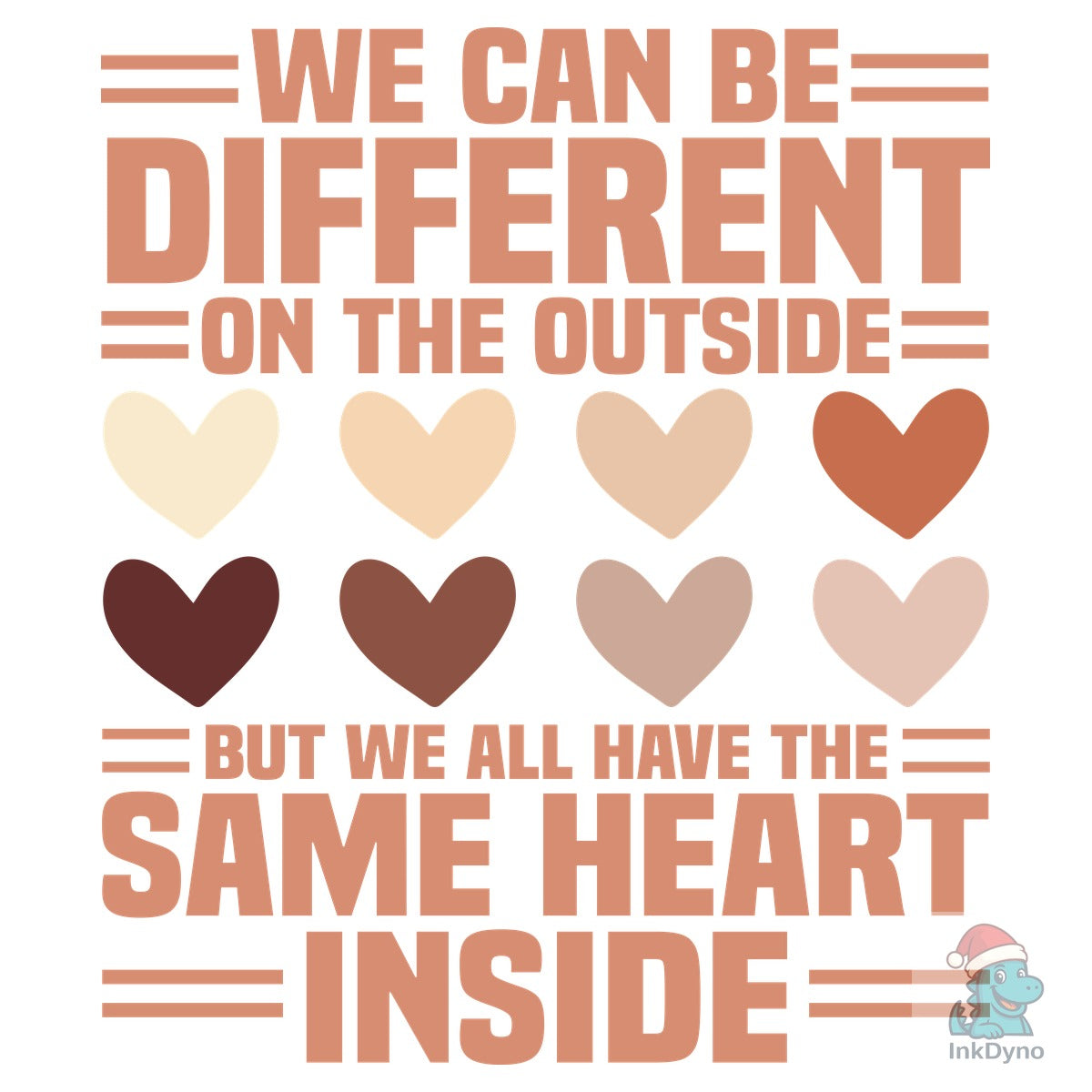 The Same Heart Inside Sublimation