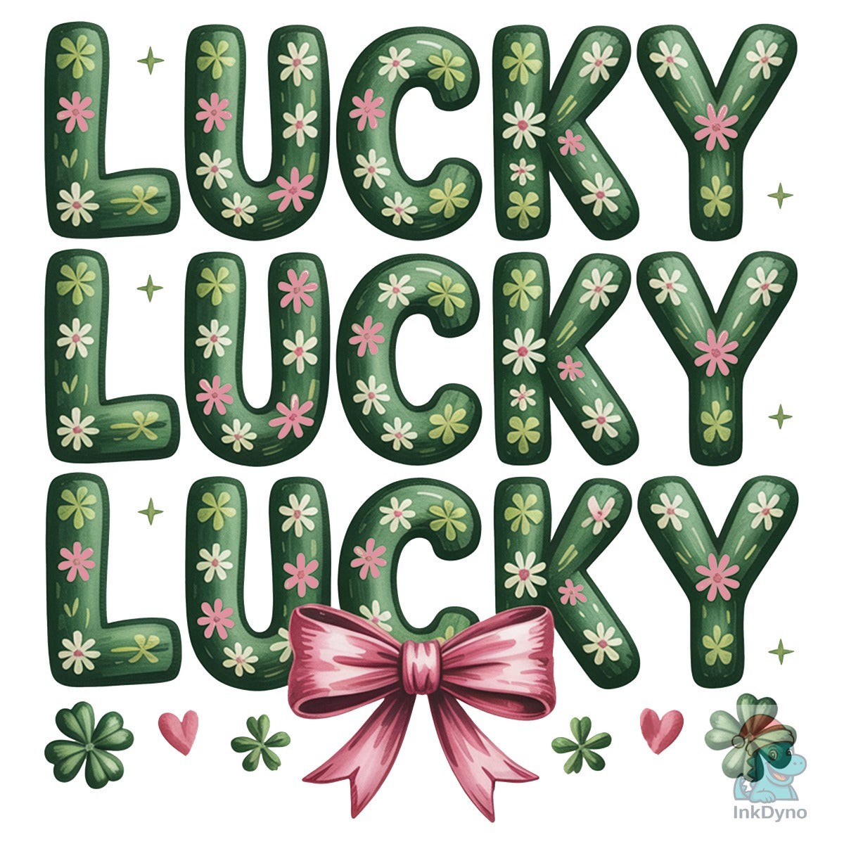 Brushstroke St Patricks Day Lucky
