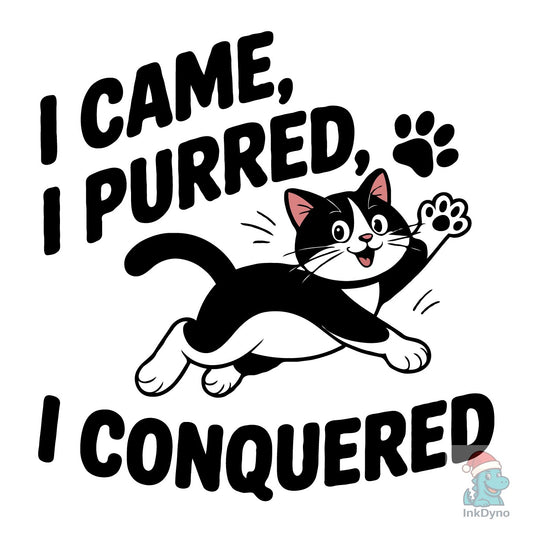 Cat T-Shirt Design - DTF Transfer