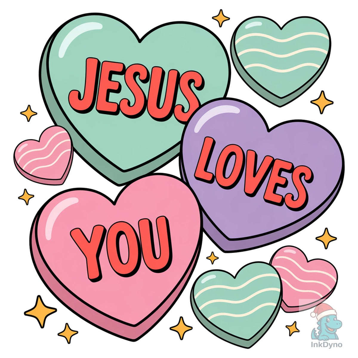 Christian Valentine Jesus Loves You