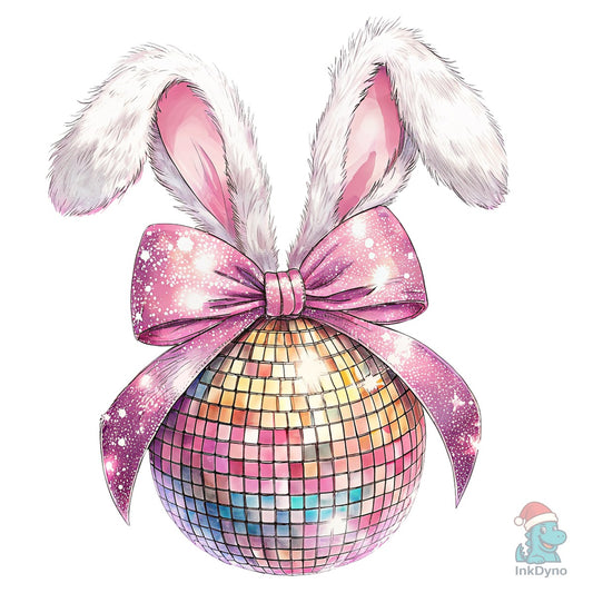Coquette Disco Bunny Easter - DTF Transfer