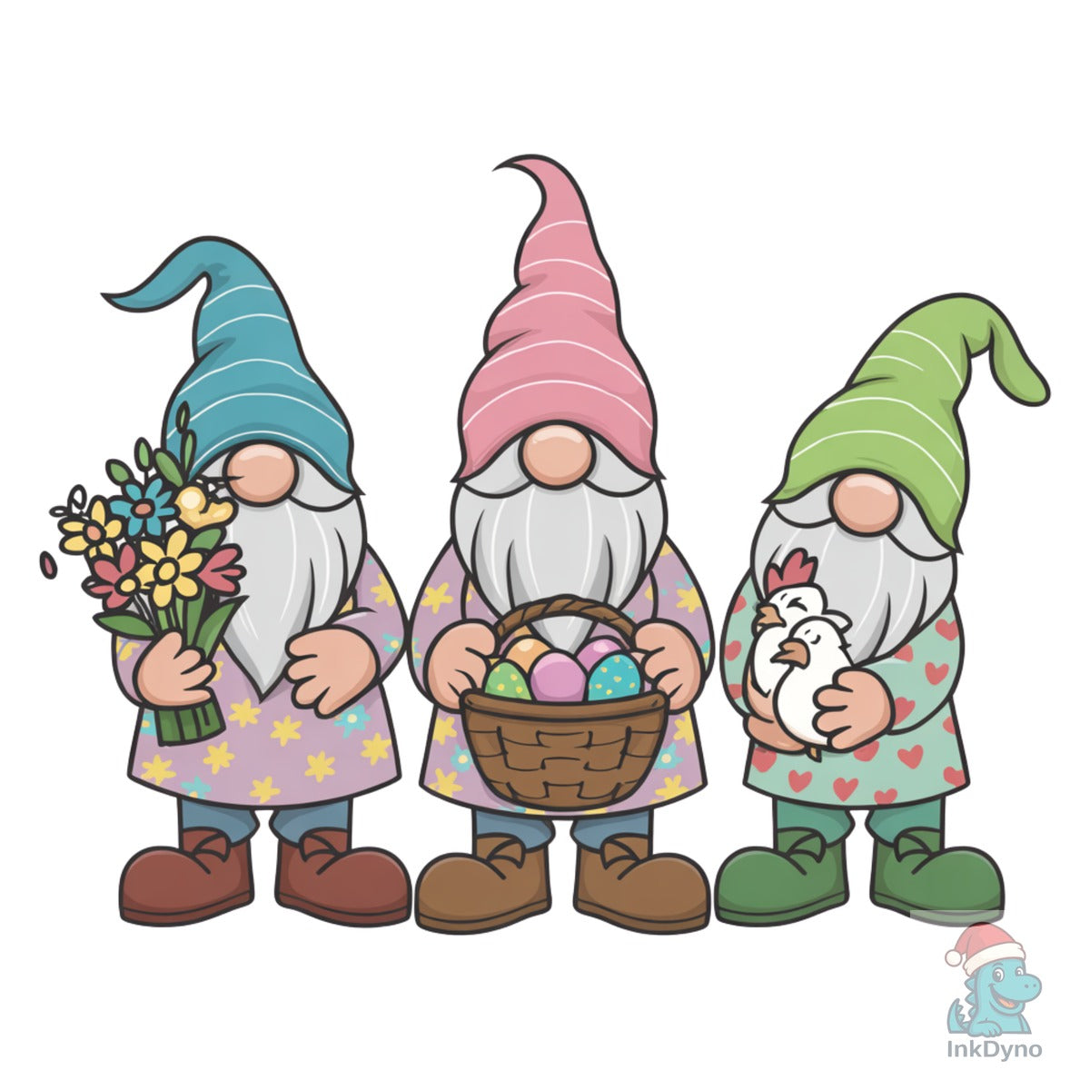 Easter Gnomes with Basket