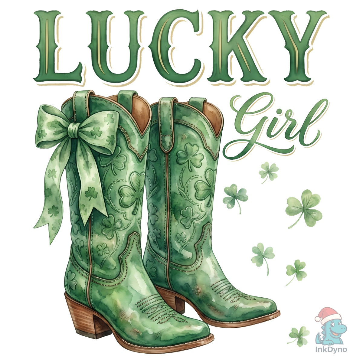 Lucky Girl St. Patrick's Cowgirl Boot
