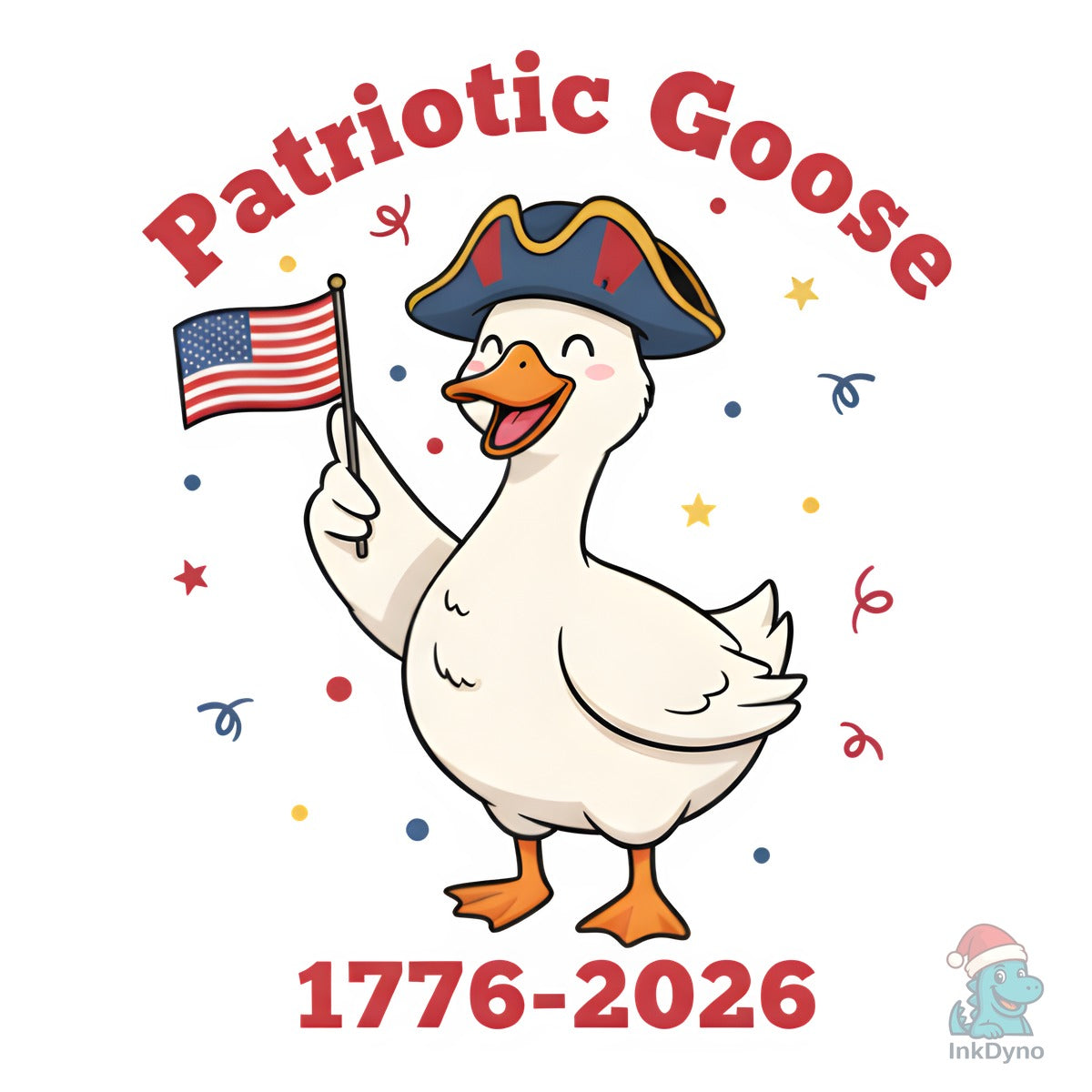 Patriotic Goose 1776 2026