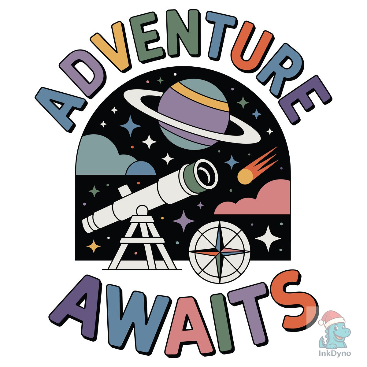 Adventure Awaits Space Telescope Art