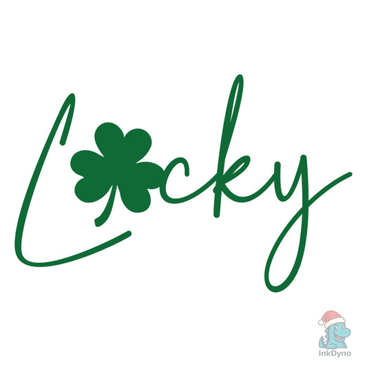 Lucky Clover Simple Shamrock - DTF Transfer