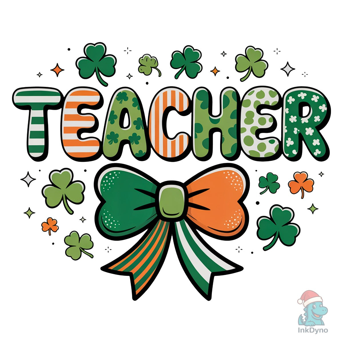 St Patrick Teacher Bow Design