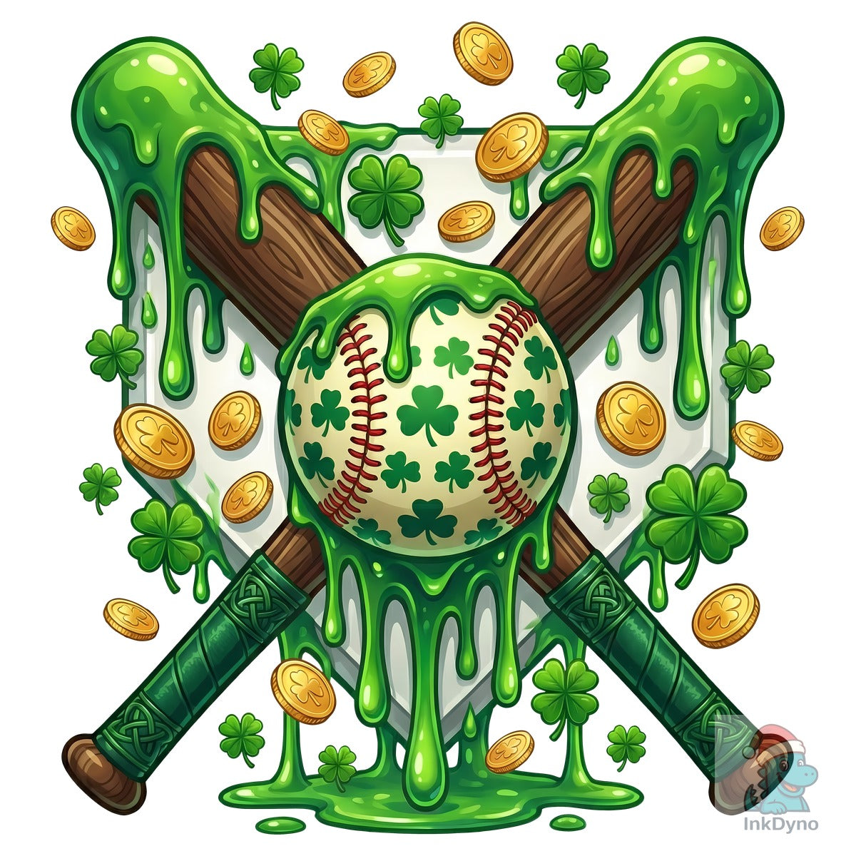 St Patrick's Day Baseball Dripping
