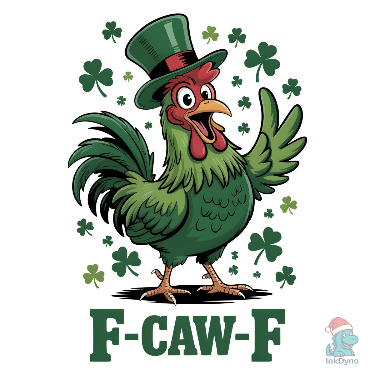 F-CAW-F St. Patrick Rooster Funny