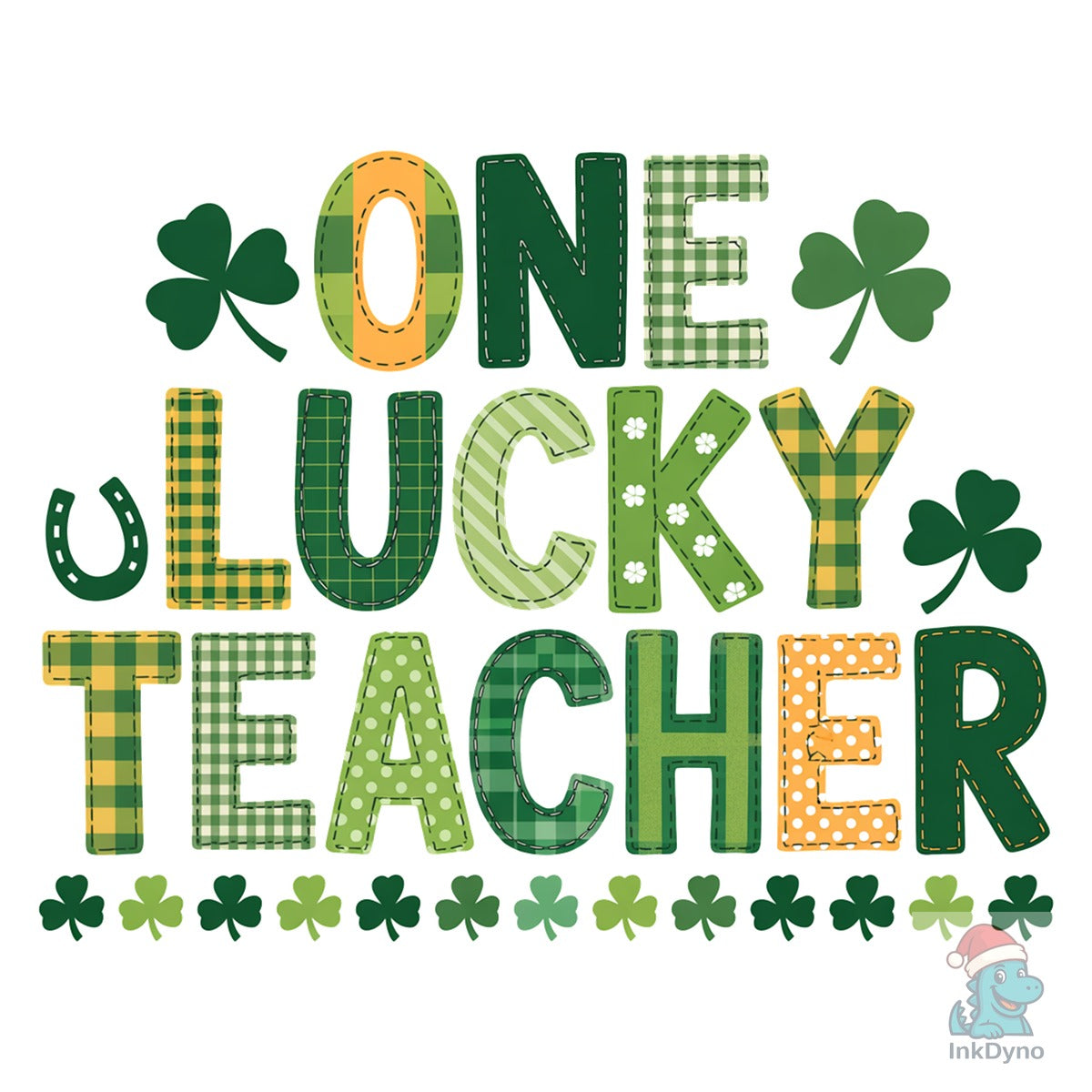Leopard Shamrock Lucky St Patrick's Day