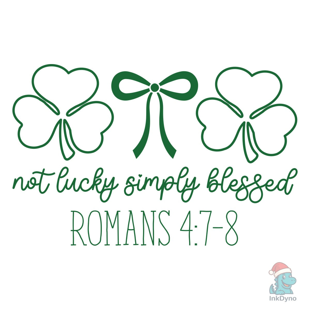Not Lucky Simply Blessed Christ