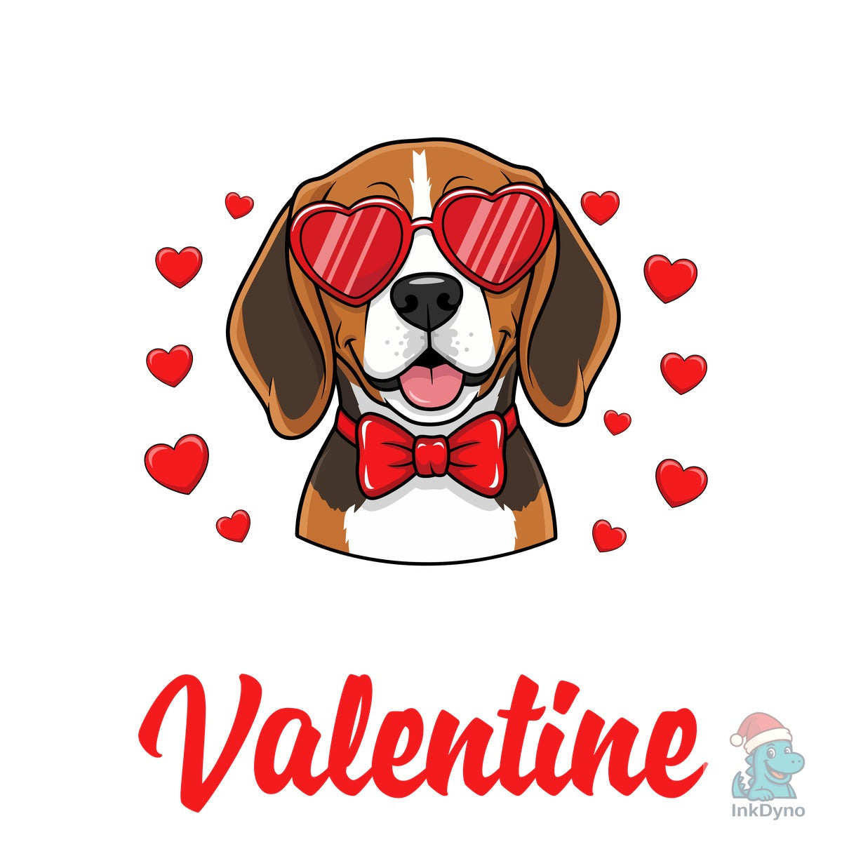 Beagle Love Valentine's Day T-Shirt