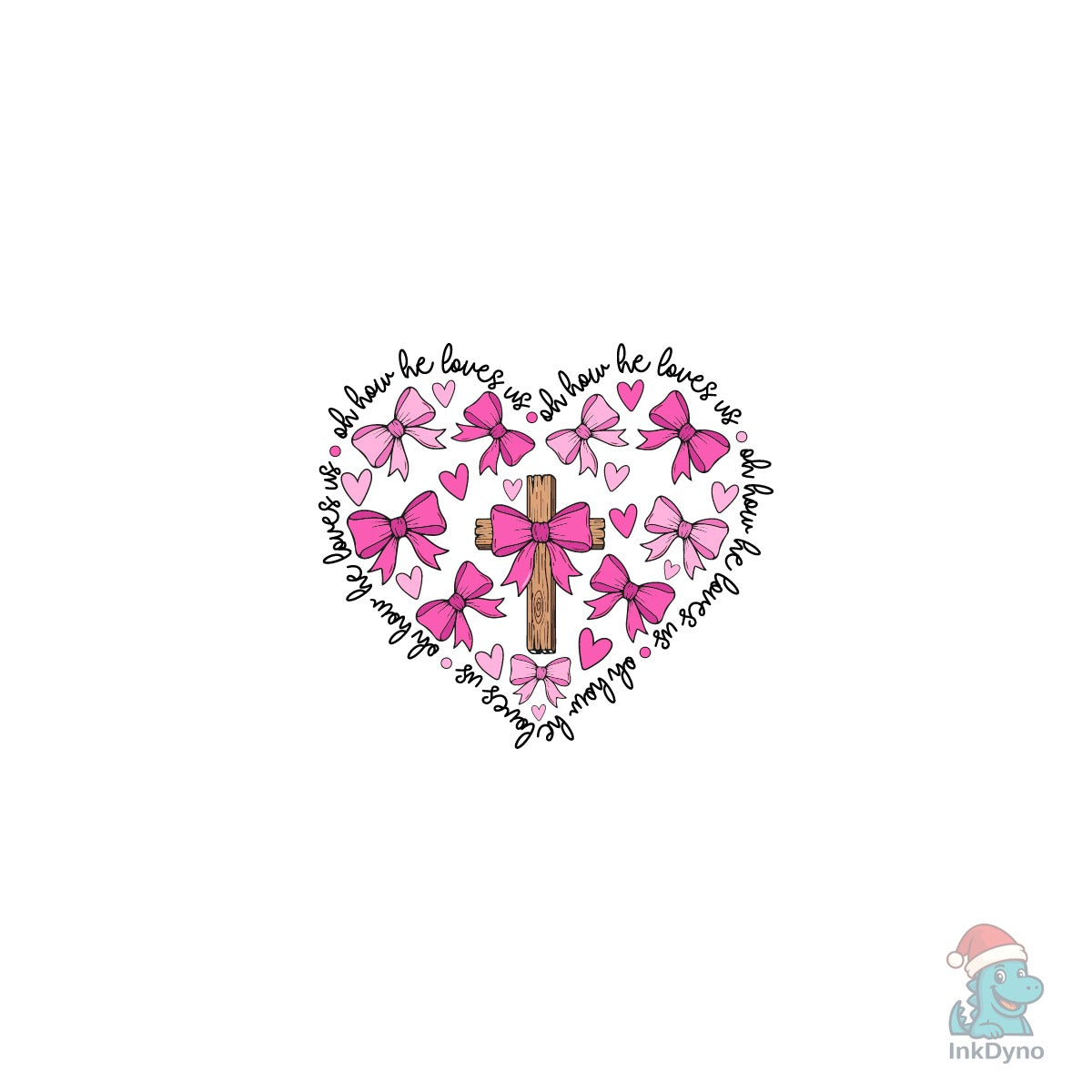 He Loves Us Valentine's Day T-Shirt