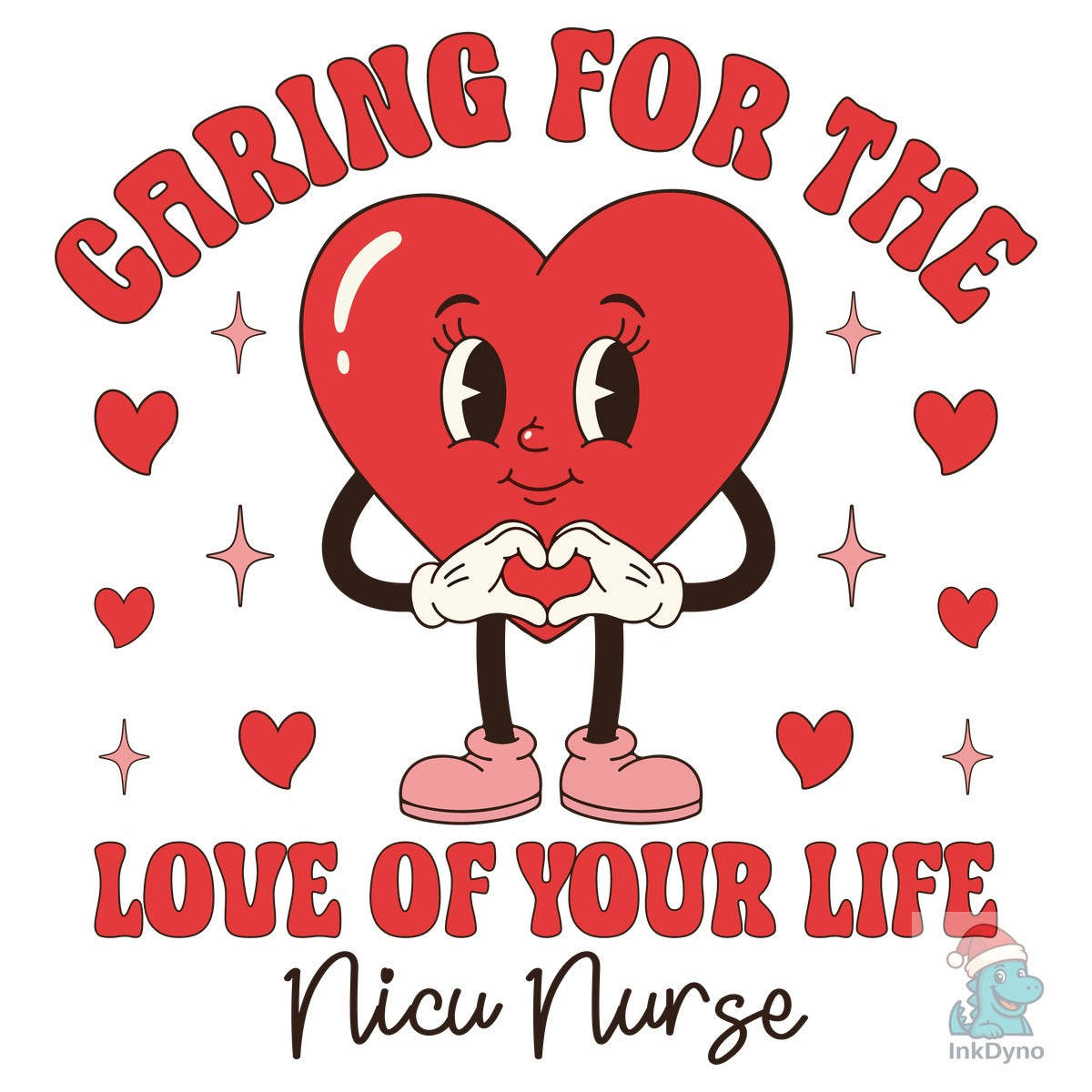 NICU Nurse Valentine's Day T-Shirt