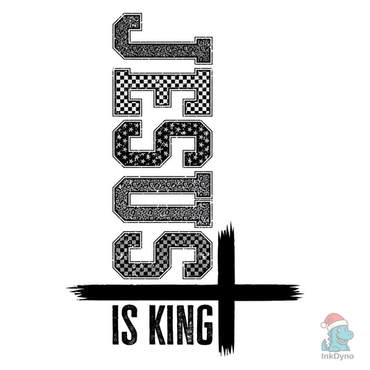 Jesus is King Christian Faith Shirt - DTF Transfer