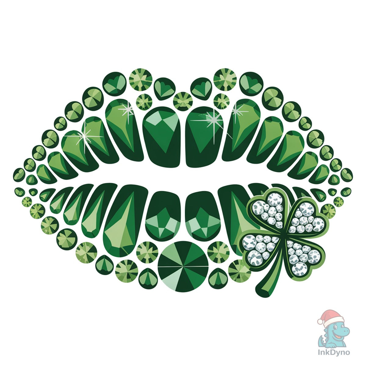 St. Patrick's Day Lips Lucky