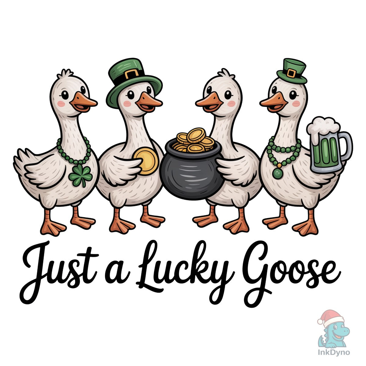 Just a Lucky Goose Cute Lucky Goose