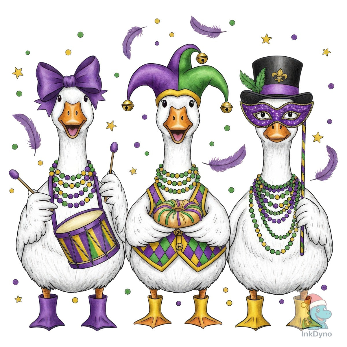Mardi Gras Carnival Goose