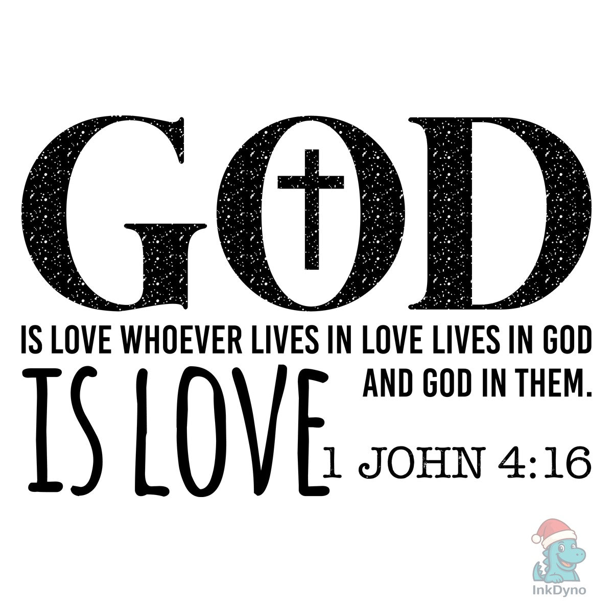 God is Love Bible Verse Christian