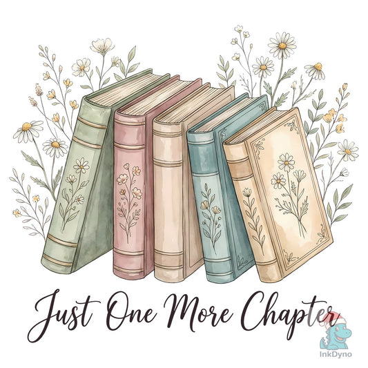 Just One More Chapter Book - DTF Transfer