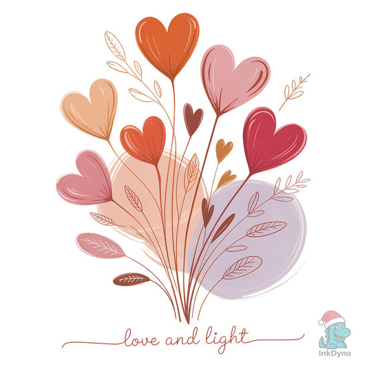 Love and Light Valentine Love Tree - DTF Transfer