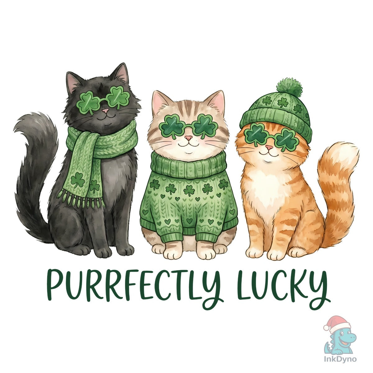 Purrfectly Lucky St Patrick's Day