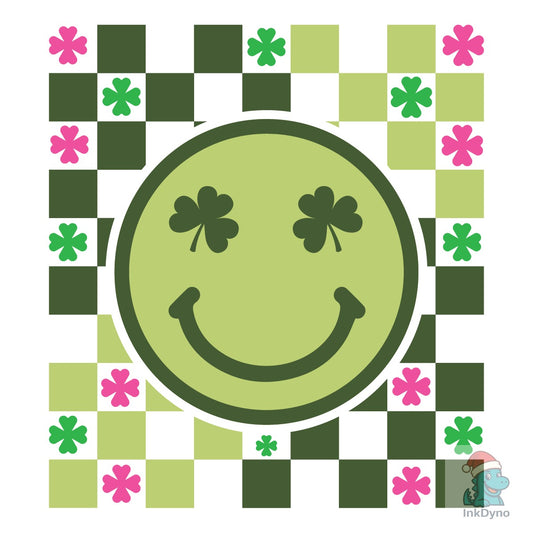 Retro Checkered St Patrick's Day - DTF Transfer