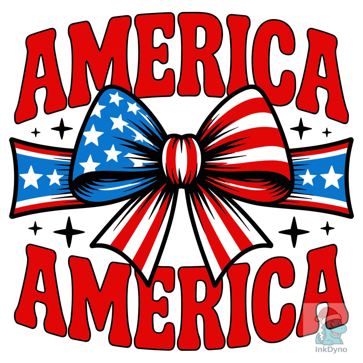 Coquette American Flag 4th of July