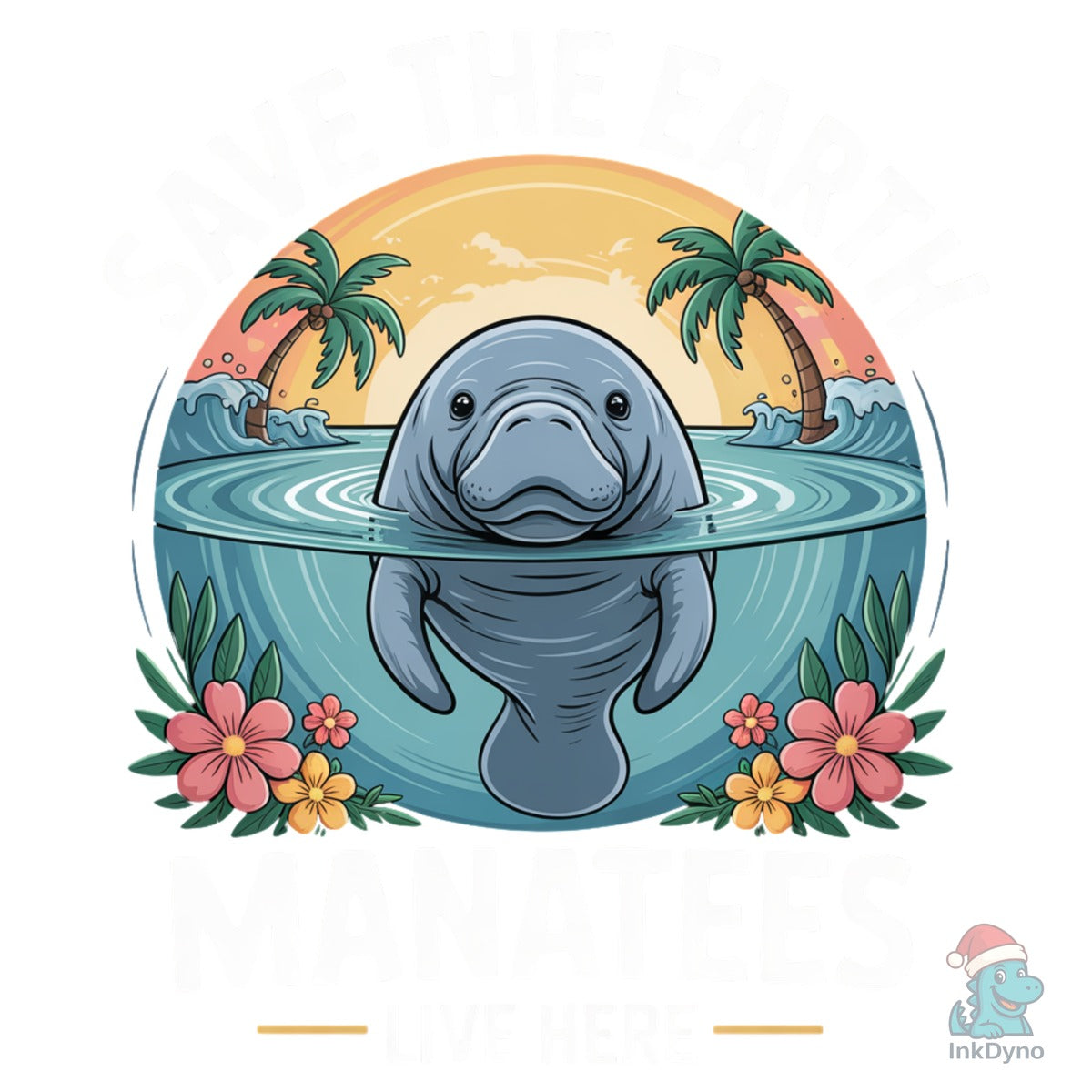 Save the Earth Manatee Ocean