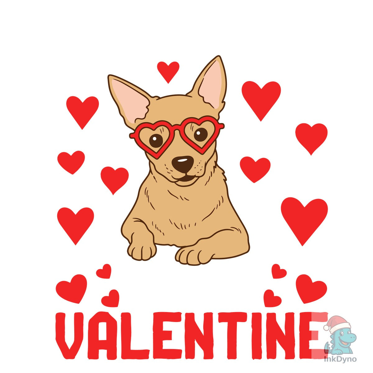 Chihuahua Valentine's Day T-Shirt