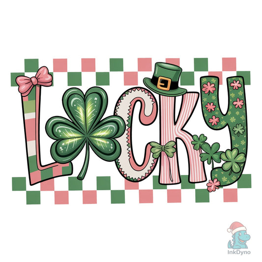 Lucky St Patrick's Day Retro Patrick - DTF Transfer
