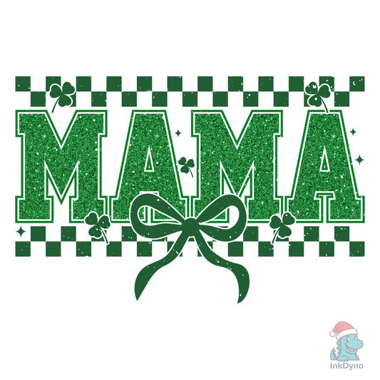 St. Patrick's Day Mama Bow - DTF Transfer