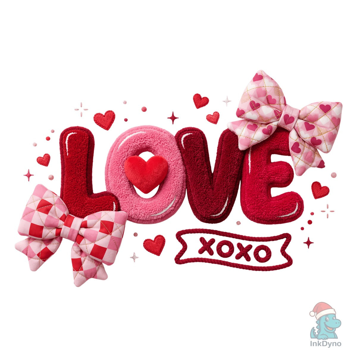 Faux Yarn Valentine Valentines Love