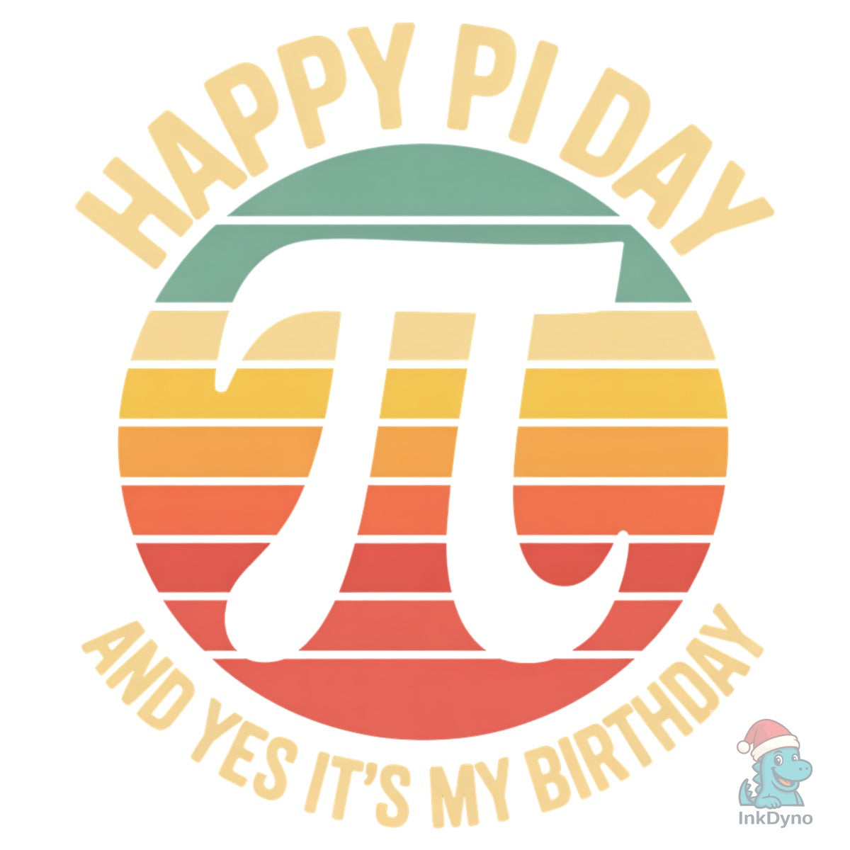 Happy Pi Day Birthday Retro Pi Tee