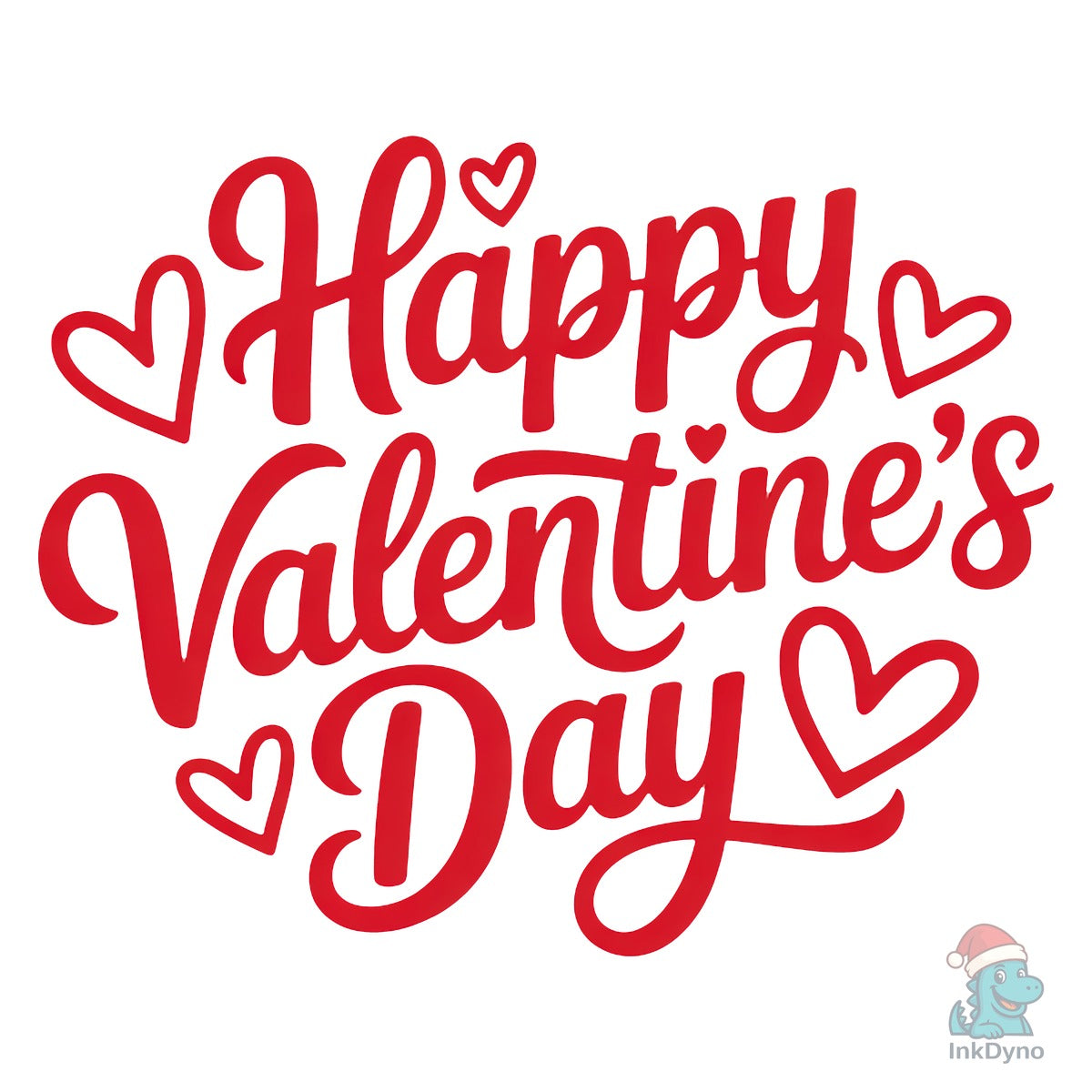 Happy Valentine's Day Typography