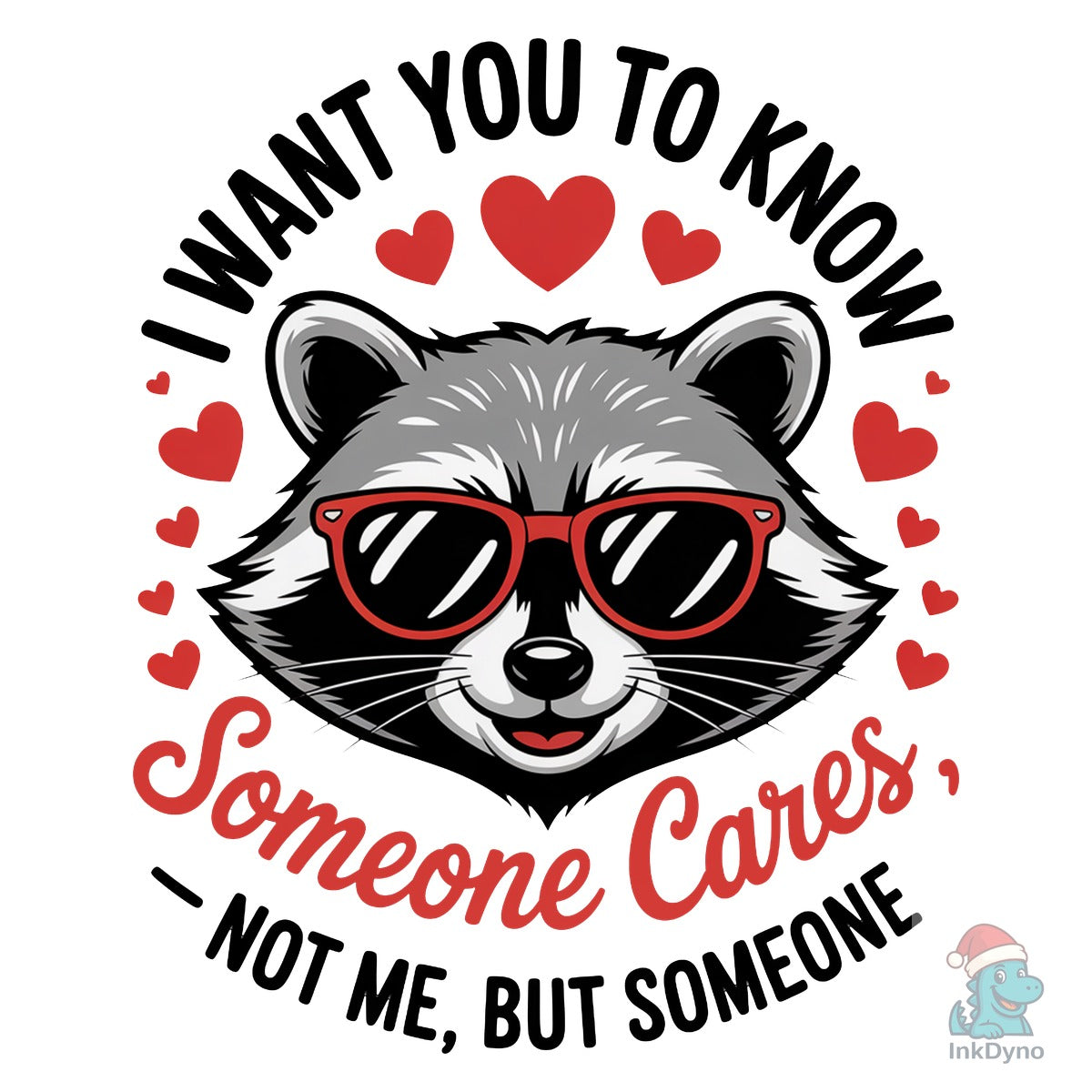 Someone Cares Raccoon Valentine
