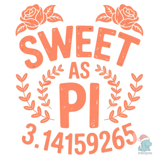 Sweet As Pi Cute Pi Day Shirt - DTF Transfer