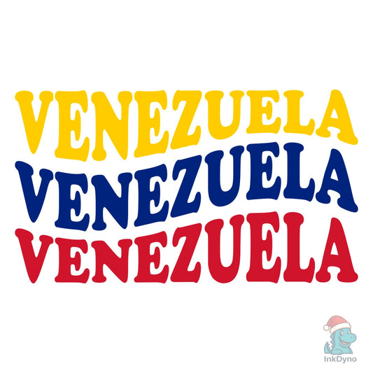 Venezuelan Flag of Venezuela - DTF Transfer