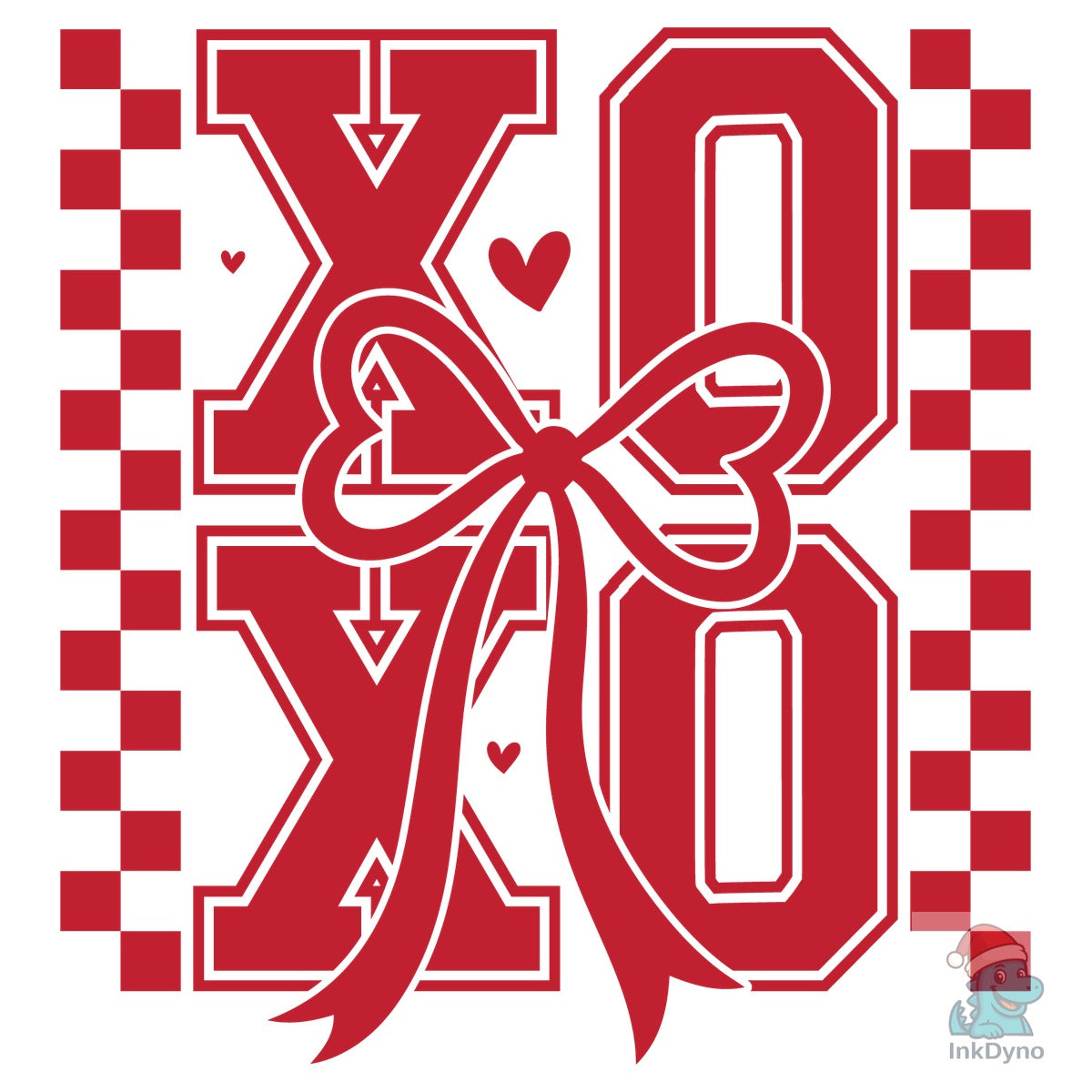 XOXO Bow Valentine's Day Cut Fi
