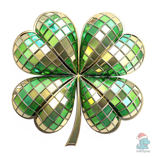 Disco Shamrock St. Patrick's Day - DTF Transfer