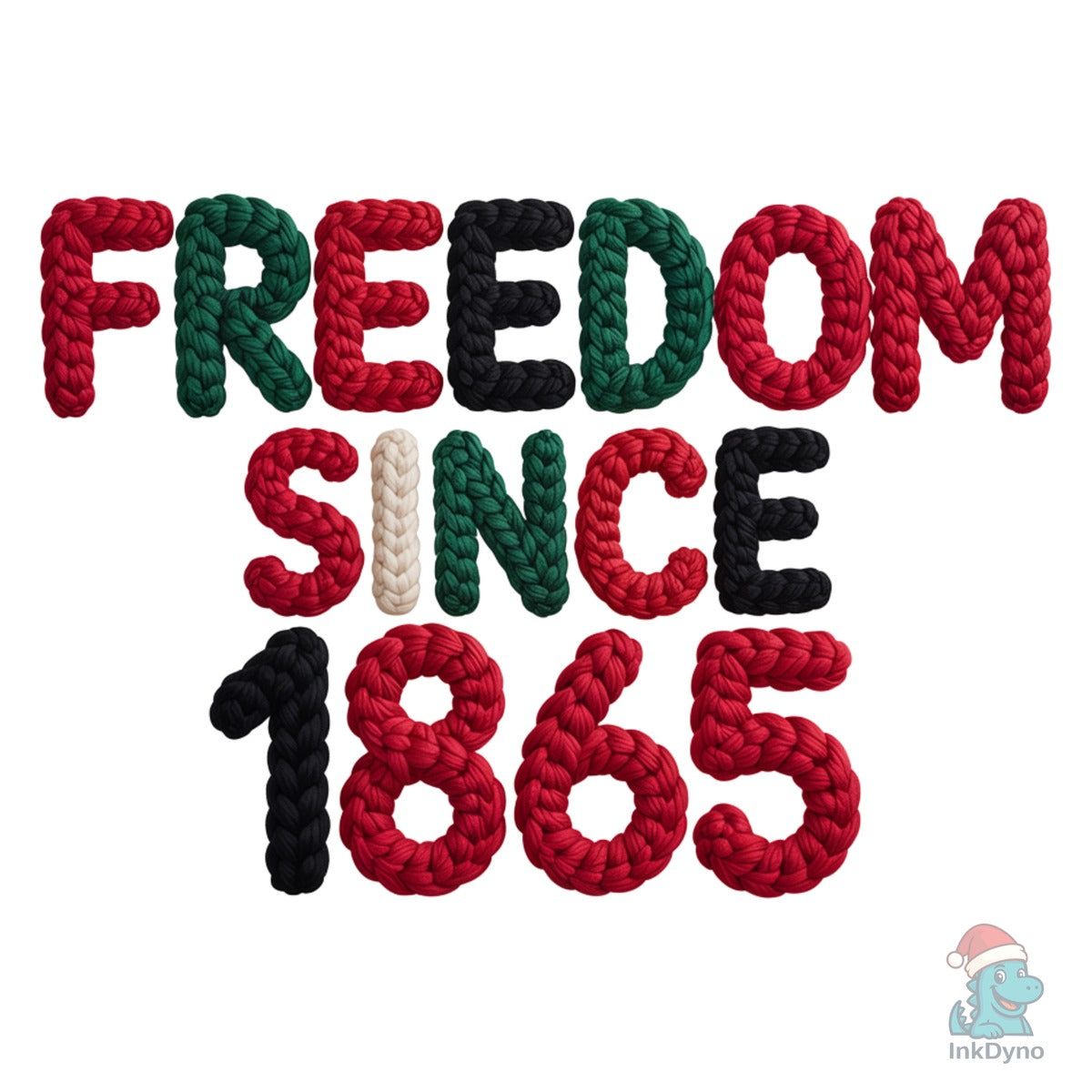 Freedom Since 1865 Crochet Shirt